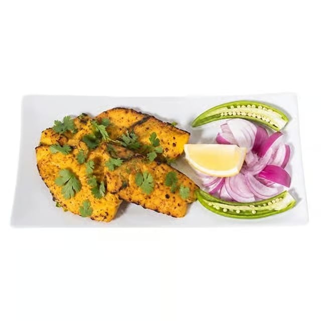 Tandoori Saffron Fish Tikka.
