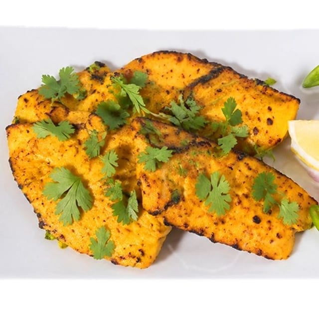 Tandoori Saffron Fish Tikka.