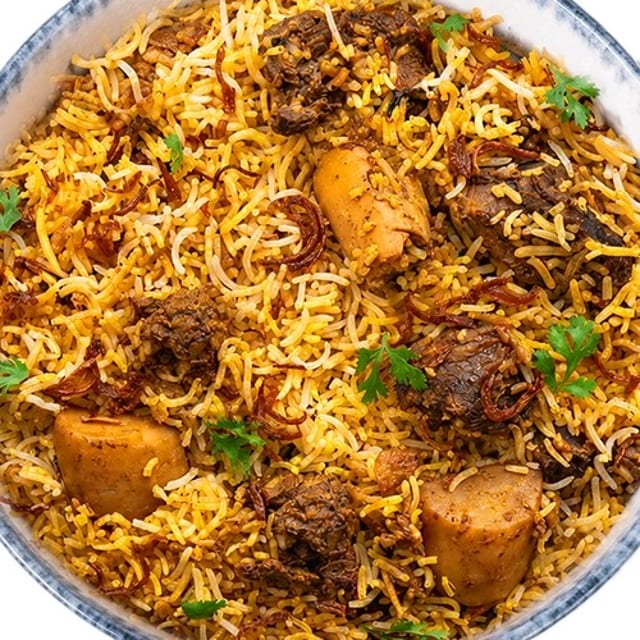 Goat Biryani.
