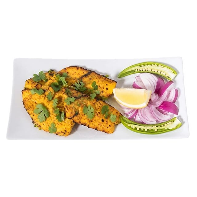 Tandoori Saffron Fish Tikka.