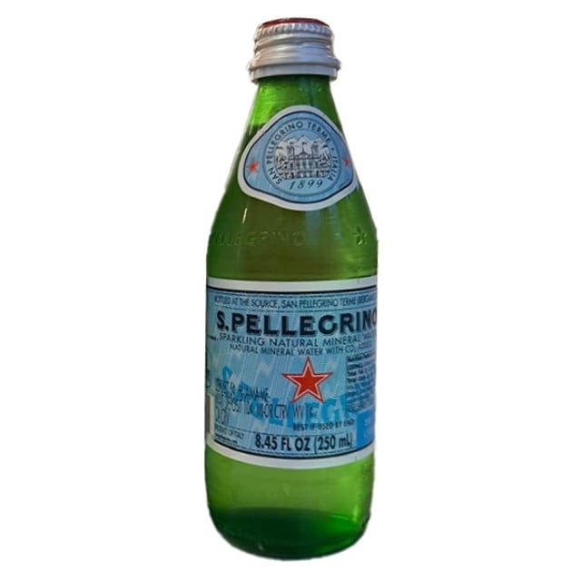 Pellegrino Water.