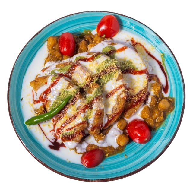 Aloo Tikki Chaat.