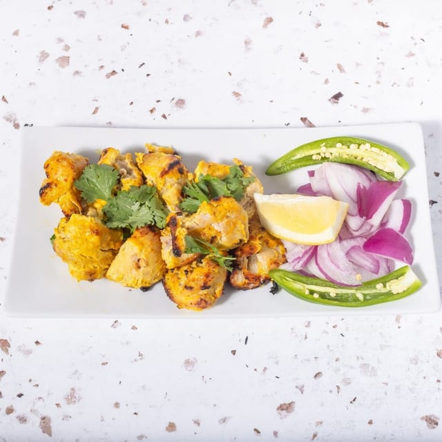 Tandoori Saffron Chicken Tikka.