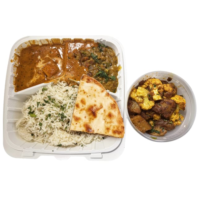 Daily Lunch Special - Veg Combo With Naan.