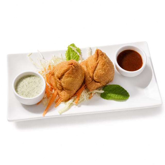 Vegetable Samosa.