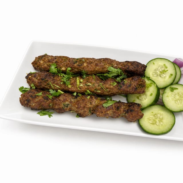 Zafrani Lamb Seek Kebab.