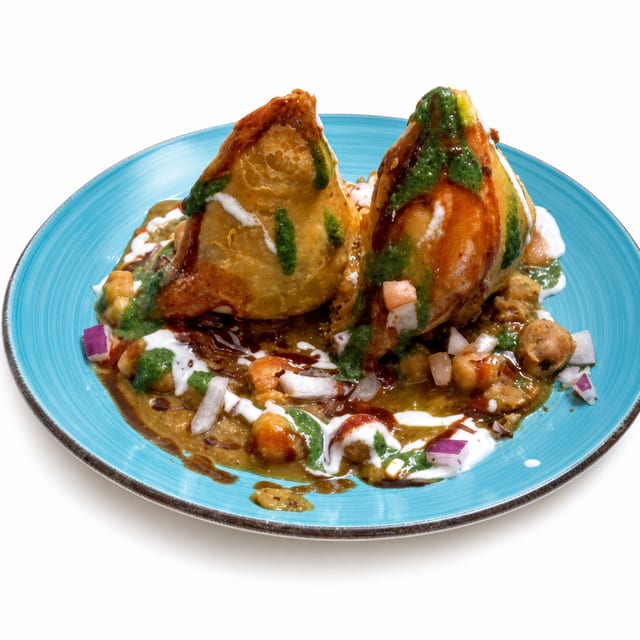 Samosa Chaat.